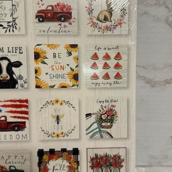 Farm life 2024 yearly calendar with farm items and sayings - Picture 5 of 7